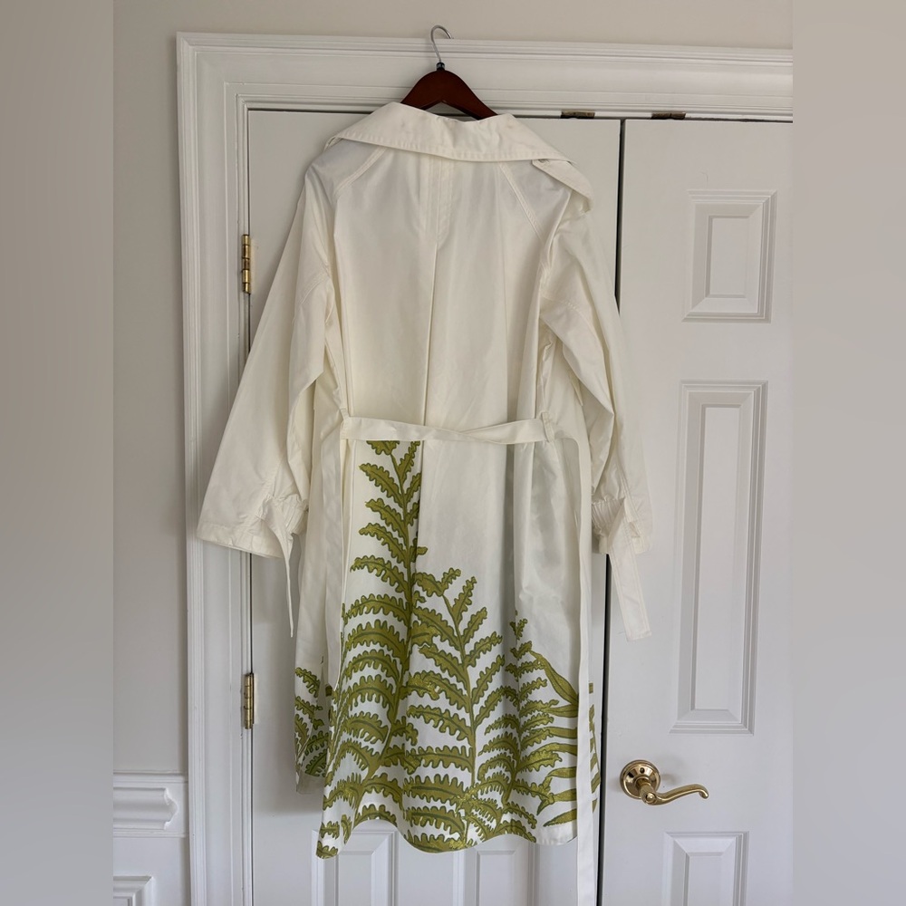 Tropical anthropology trench coat